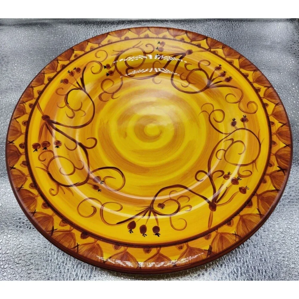Pier 1 Imports Hand Painted Earthenware 
